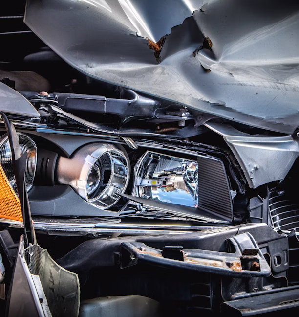 silver and black car engine